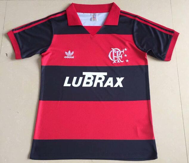 1988-90 Flamengo Retro Home Kit Soccer Jersey